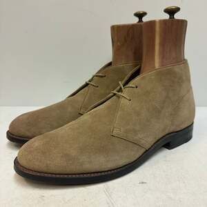EUC J. Crew Tan Suede Bennett Chukka Boot Goodyear Welted Leather Sole 9 D